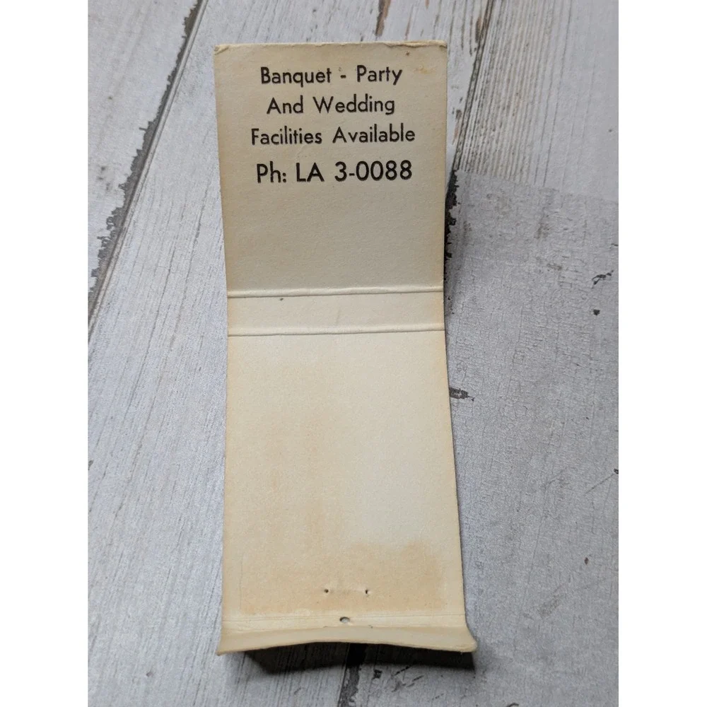 Vintage Matchbook Cover Driftwood Steakhouse Chicago‎